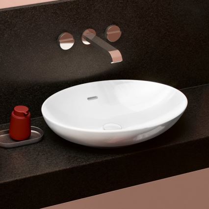 Villeroy & Boch 4A470001 - Pöytätasoon asennettava pesuallas LOOP&FRIENDS 56x38 cm keramiikka/valkoinen