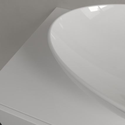 Villeroy & Boch 4A470101 - Tason päälle asennettava pesuallas LOOP&FRIENDS 56x38 cm keraaminen/valkoinen