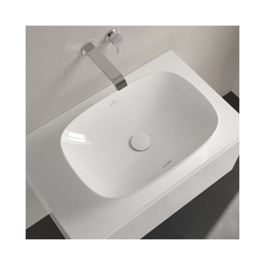 Villeroy & Boch 4A490001 - Pöytätason pesuallas LOOP&FRIENDS 56x38 cm keramiikka/valkoinen