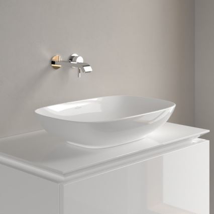 Villeroy & Boch 4A490101 - Tason päälle asennettava pesuallas LOOP&FRIENDS 56x38 cm keramiikka/valkoinen