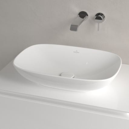 Villeroy & Boch 4A490101 - Tason päälle asennettava pesuallas LOOP&FRIENDS 56x38 cm keramiikka/valkoinen