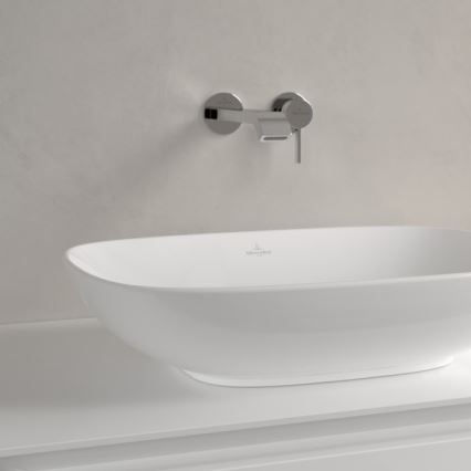 Villeroy & Boch 4A490101 - Tason päälle asennettava pesuallas LOOP&FRIENDS 56x38 cm keramiikka/valkoinen