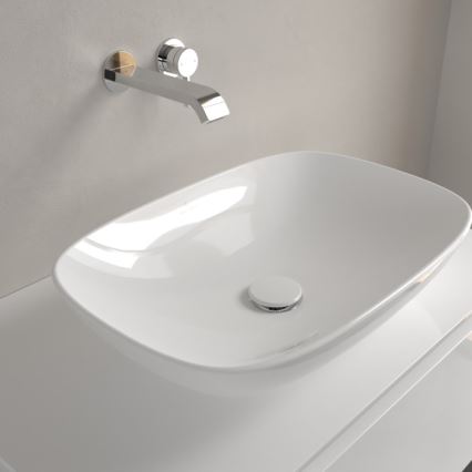 Villeroy & Boch 4A490101 - Tason päälle asennettava pesuallas LOOP&FRIENDS 56x38 cm keramiikka/valkoinen