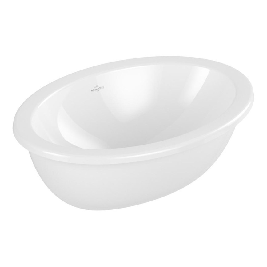 Villeroy & Boch 4A540001 - Upotettava pesuallas LOOP&FRIENDS 48,5x32,5 cm keraaminen/valkoinen