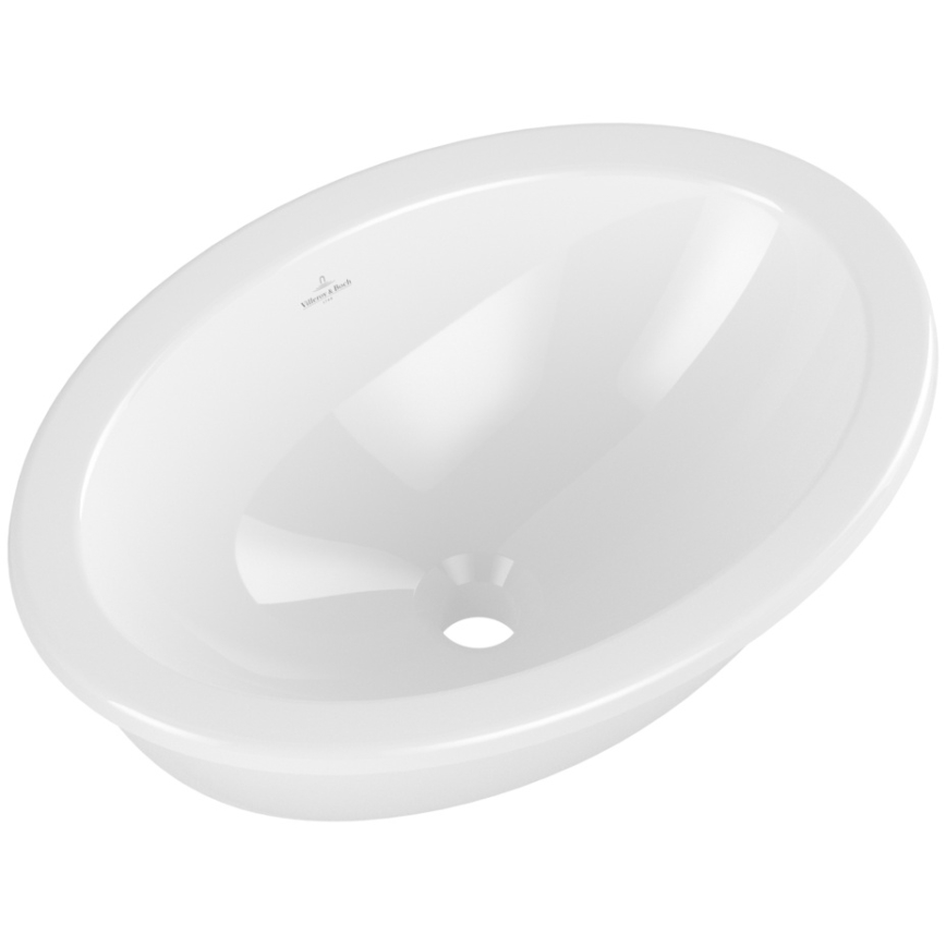 Villeroy & Boch 4A540001 - Upotettava pesuallas LOOP&FRIENDS 48,5x32,5 cm keraaminen/valkoinen