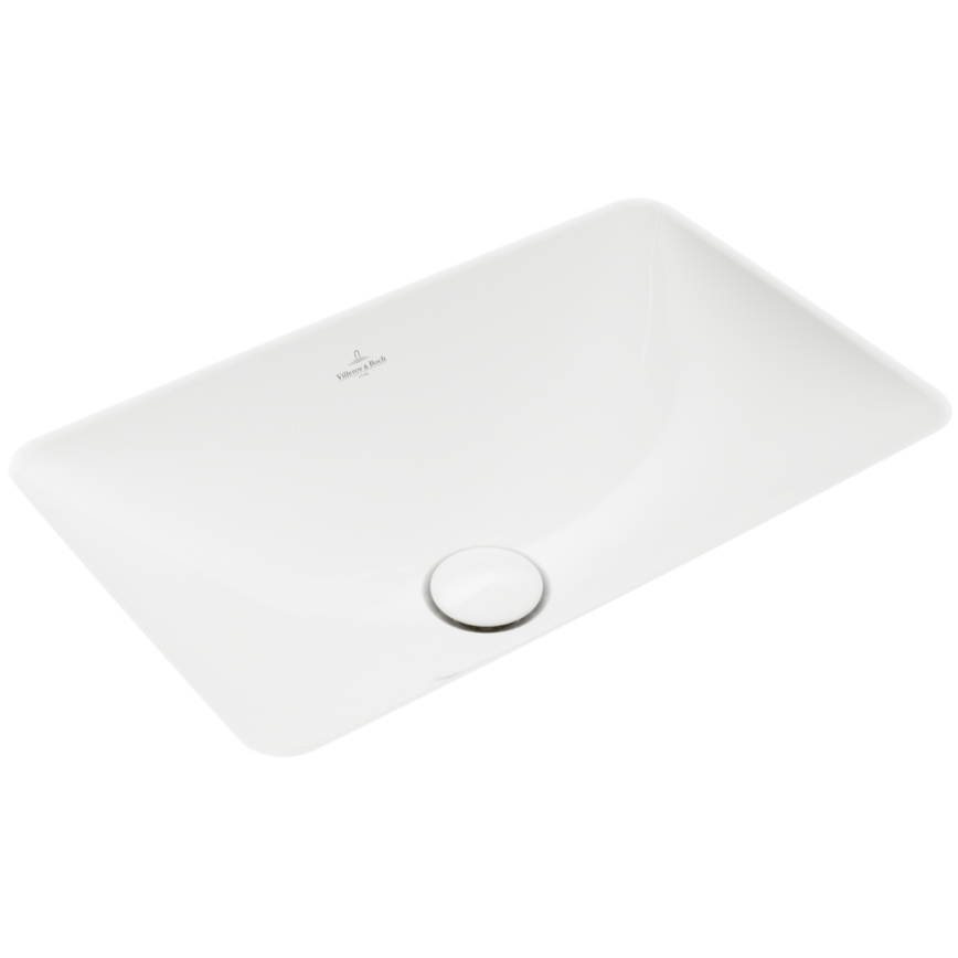 Villeroy & Boch 4A560001 - Uppoasennettava pesuallas LOOP&FRIENDS 45x28 cm keramiikka/valkoinen