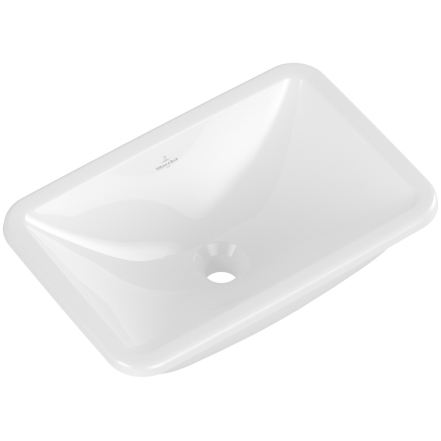 Villeroy & Boch 4A5600R1 - Upotettava pesuallas LOOP&FRIENDS 45x28 cm keramiikka/valkoinen