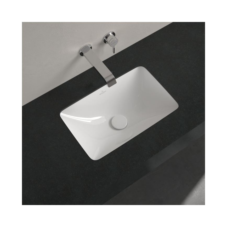 Villeroy & Boch 4A560101 - Upotettava pesuallas LOOP&FRIENDS 45x28 cm keramiikka/valkoinen
