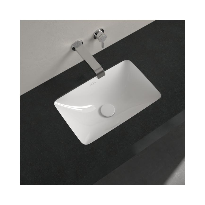 Villeroy & Boch 4A5601R1 - Upotettava pesuallas LOOP&FRIENDS 45x28 cm keramiikka/valkoinen