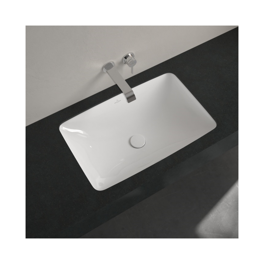 Villeroy & Boch 4A580001 - Upotettava pesuallas LOOP&FRIENDS 61,5x38 cm keramiikka/valkoinen