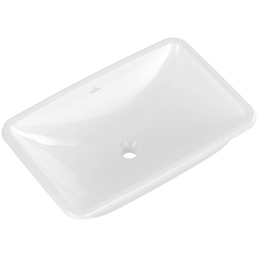 Villeroy & Boch 4A580001 - Upotettava pesuallas LOOP&FRIENDS 61,5x38 cm keramiikka/valkoinen