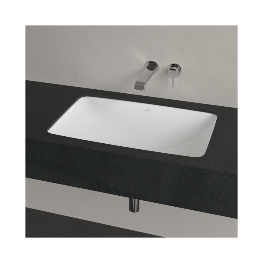 Villeroy & Boch 4A580101 - Upotettava pesuallas LOOP&FRIENDS 61,5 x 38 cm keramiikka/valkoinen