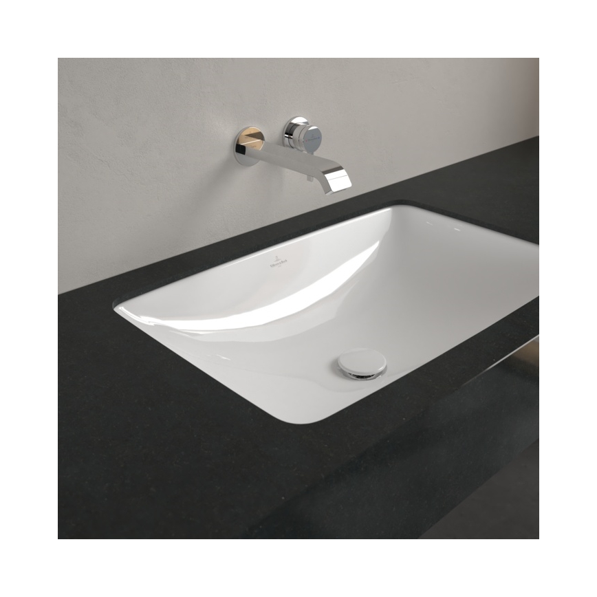 Villeroy & Boch 4A580101 - Upotettava pesuallas LOOP&FRIENDS 61,5 x 38 cm keramiikka/valkoinen