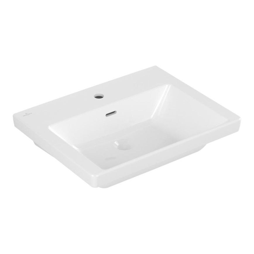 Villeroy & Boch 4A706001 - Seinäkiinnitteinen pesuallas SUBWAY 3.0 60x47 cm keramiikka/valkoinen
