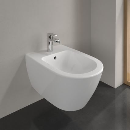 Villeroy & Boch 54000001 - Seinään asennettava bidee SUBWAY 2.0 37x56 cm keraaminen/valkoinen