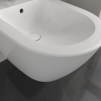Villeroy & Boch 54000001 - Seinään asennettava bidee SUBWAY 2.0 37x56 cm keraaminen/valkoinen