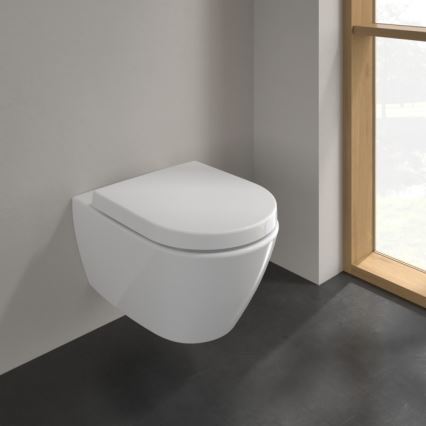 Villeroy & Boch 5614R0R1 - Seinään asennettava WC SUBWAY 2.0 keramiikka/valkoinen