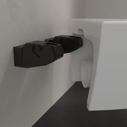 Villeroy & Boch 5614R201 - Seinään asennettava WC-istuin SoftClose-istuinkannella SUBWAY 2.0 keraaminen/valkoinen
