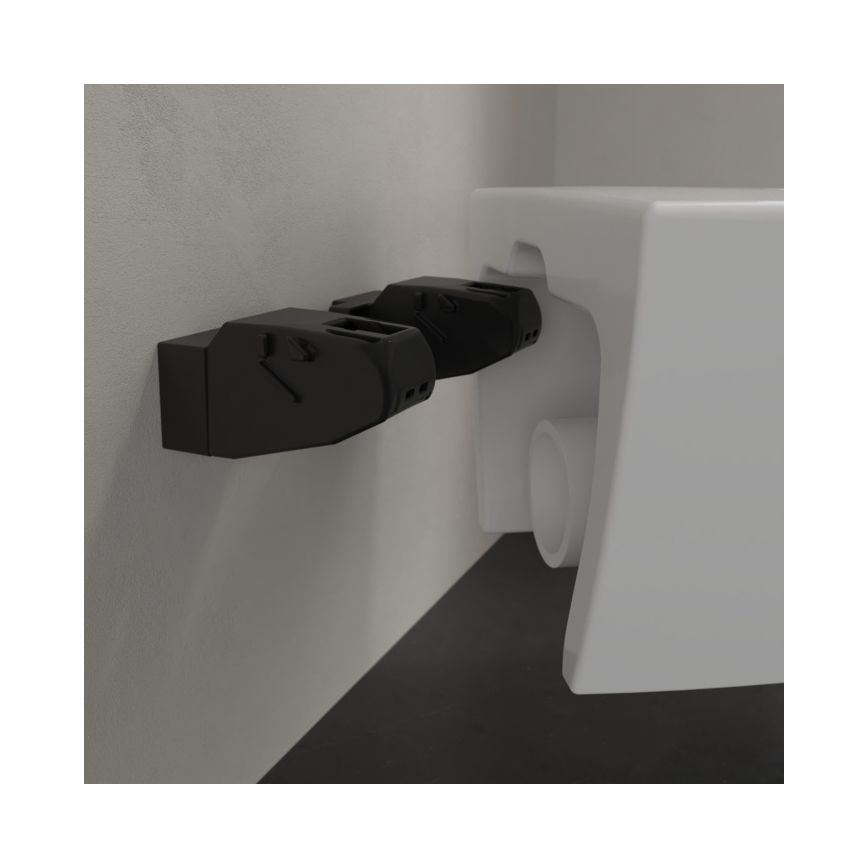 Villeroy & Boch 5614R201 - Seinään asennettava WC-istuin SoftClose-istuinkannella SUBWAY 2.0 keraaminen/valkoinen