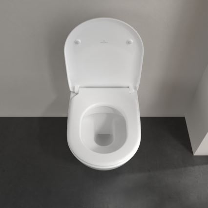 Villeroy & Boch 5614R2R1 - Seinään asennettava WC SUBWAY 2.0 SoftClose-istuinkannella keramiikka/valkoinen