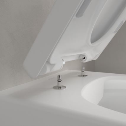 Villeroy & Boch 5656HRRW - Seinään ripustettava WC-istuin SoftClose-istuinkannella AVENTO keramiikka/valkoinen