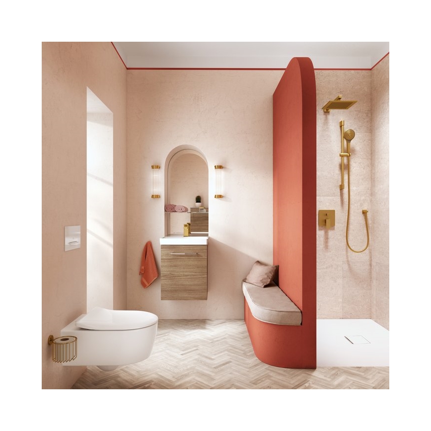 Villeroy & Boch 5656RSR1 - Seinään kiinnitettävä WC-istuin SoftClose AVENTO -istuimella, keramiikka/valkoinen