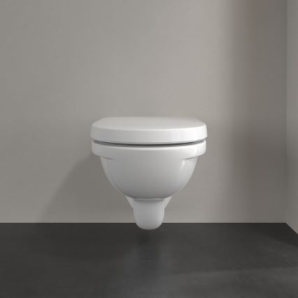 Villeroy & Boch 56601001 - O.NOVO seinään asennettava WC-istuin, keraaminen/valkoinen