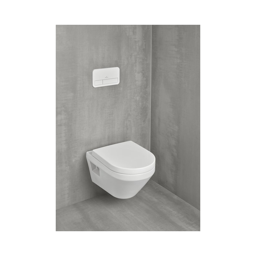 Villeroy & Boch 5684CL01 - Seinään asennettava WC-istuin SoftClose-kannella ARCHITECTURA keraaminen/valkoinen