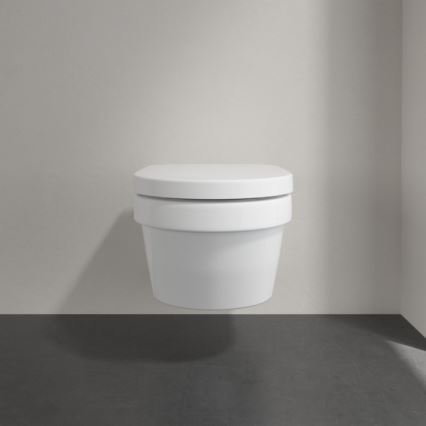 Villeroy & Boch 5684HR01 - Seinään asennettava WC-istuin SoftClose-istuinkannella ARCHITECTURA keramiikka/valkoinen
