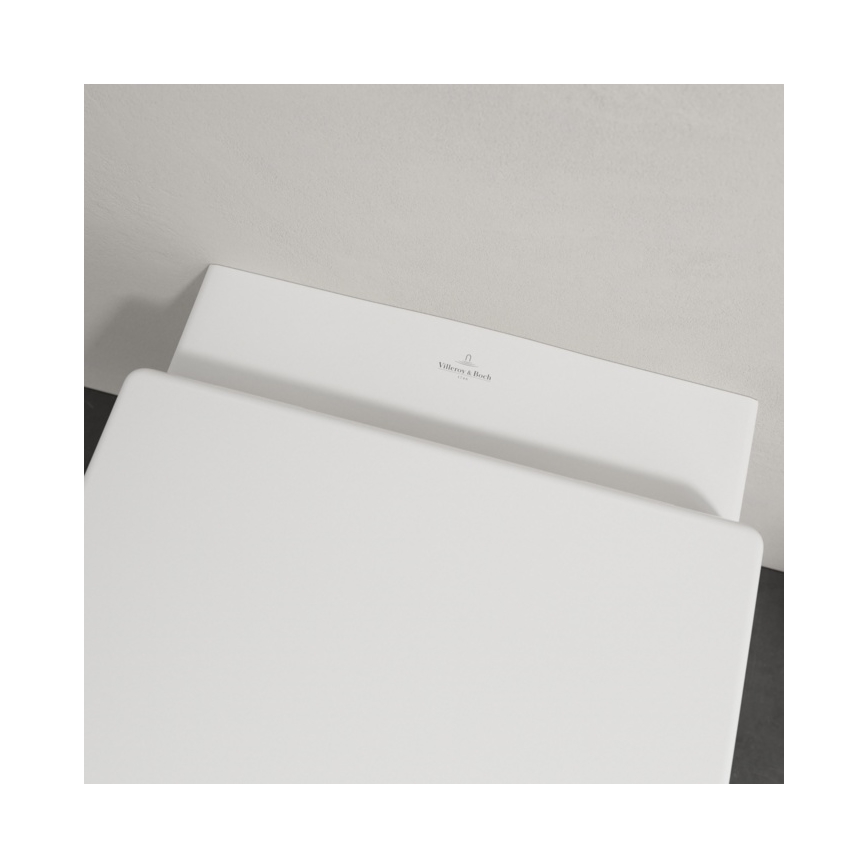 Villeroy & Boch 5684HR01 - Seinään asennettava WC-istuin SoftClose-istuinkannella ARCHITECTURA keramiikka/valkoinen