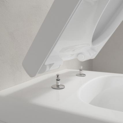 Villeroy & Boch 5684HR01 - Seinään asennettava WC-istuin SoftClose-istuinkannella ARCHITECTURA keramiikka/valkoinen