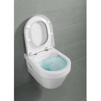 Villeroy & Boch 5684R0R1 - Seinään asennettava WC-istuin ARCHITECTURA keramiikka/valkoinen