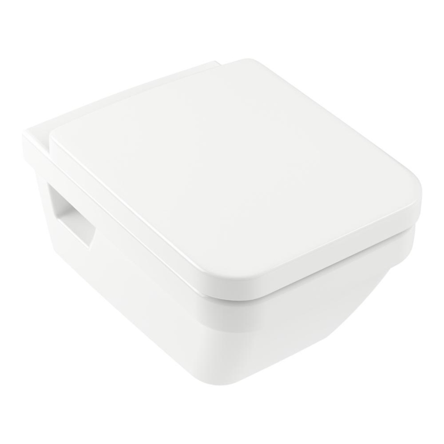 Villeroy & Boch 5685HR01 - Seinään ripustettava WC-istuin SoftClose-kannella ARCHITECTURA keraaminen/valkoinen