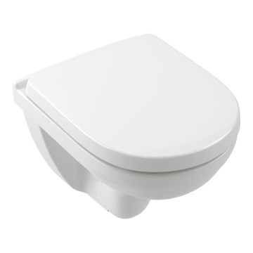Villeroy & Boch 5688HR01 - Seinään asennettava WC-istuin SoftClose-istuinkannella, O.NOVO-keramiikka/valkoinen