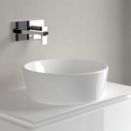 Villeroy & Boch 5A254501 - Pöytätasoallas ARCHITECTURA, halkaisija 45 cm, keraaminen/valkoinen