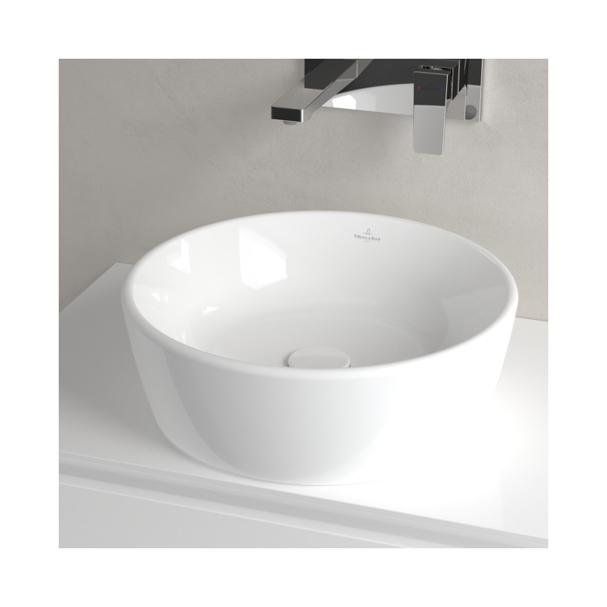 Villeroy & Boch 5A254501 - Pöytätasoallas ARCHITECTURA, halkaisija 45 cm, keraaminen/valkoinen