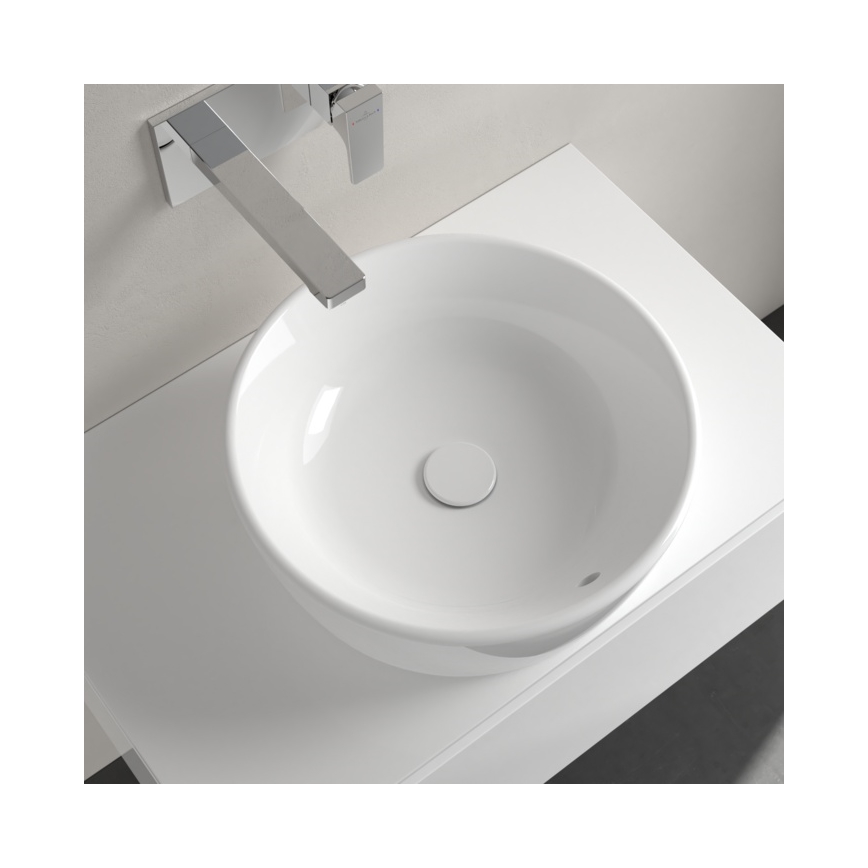 Villeroy & Boch 5A254501 - Pöytätasoallas ARCHITECTURA, halkaisija 45 cm, keraaminen/valkoinen