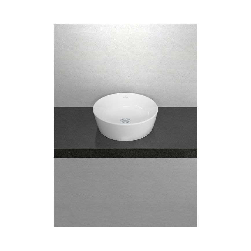 Villeroy & Boch 5A254501 - Pöytätasoallas ARCHITECTURA, halkaisija 45 cm, keraaminen/valkoinen