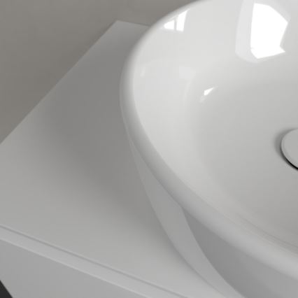 Villeroy & Boch 5A254501 - Pöytätasoallas ARCHITECTURA, halkaisija 45 cm, keraaminen/valkoinen