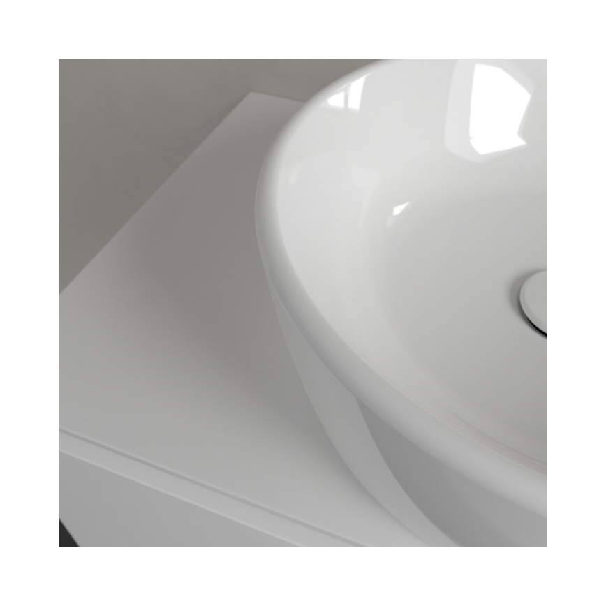 Villeroy & Boch 5A254501 - Pöytätasoallas ARCHITECTURA, halkaisija 45 cm, keraaminen/valkoinen