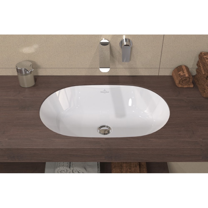 Villeroy & Boch 5A766001 - Upotettava pesuallas ARCHITECTURA 57 x 37,5 cm keraaminen/valkoinen