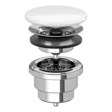 Villeroy & Boch 68080001 - Pesualtaan tyhjennysventtiili keramiikka/kiillotettu kromi