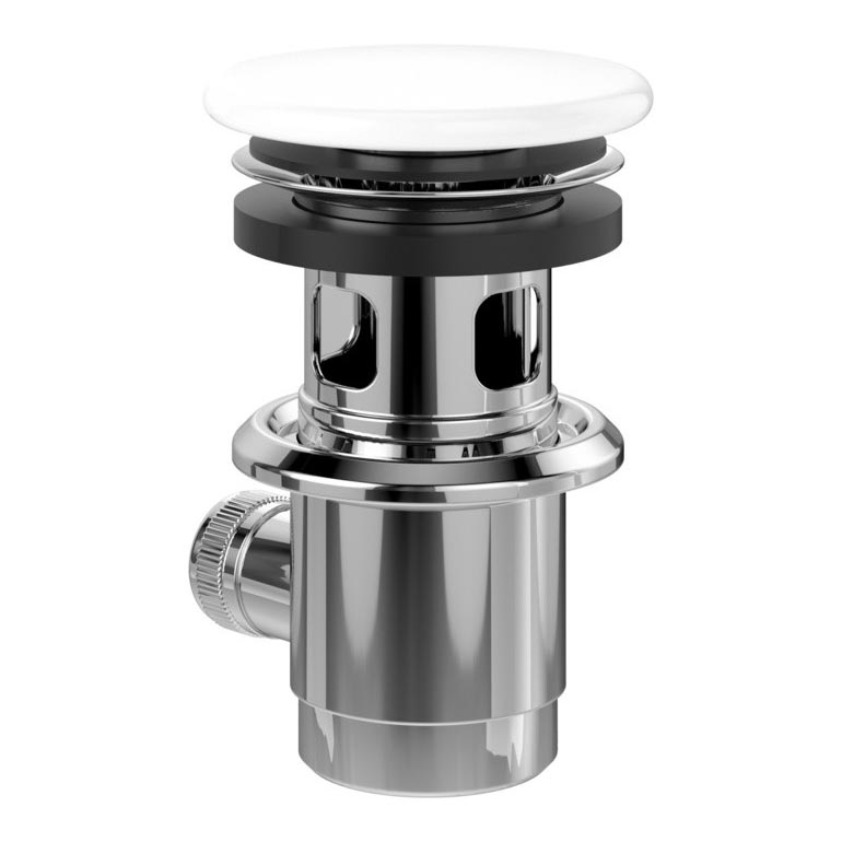 Villeroy & Boch 68100001 - Pesualtaan tyhjennysventtiili, valkoinen/kiiltävä kromi