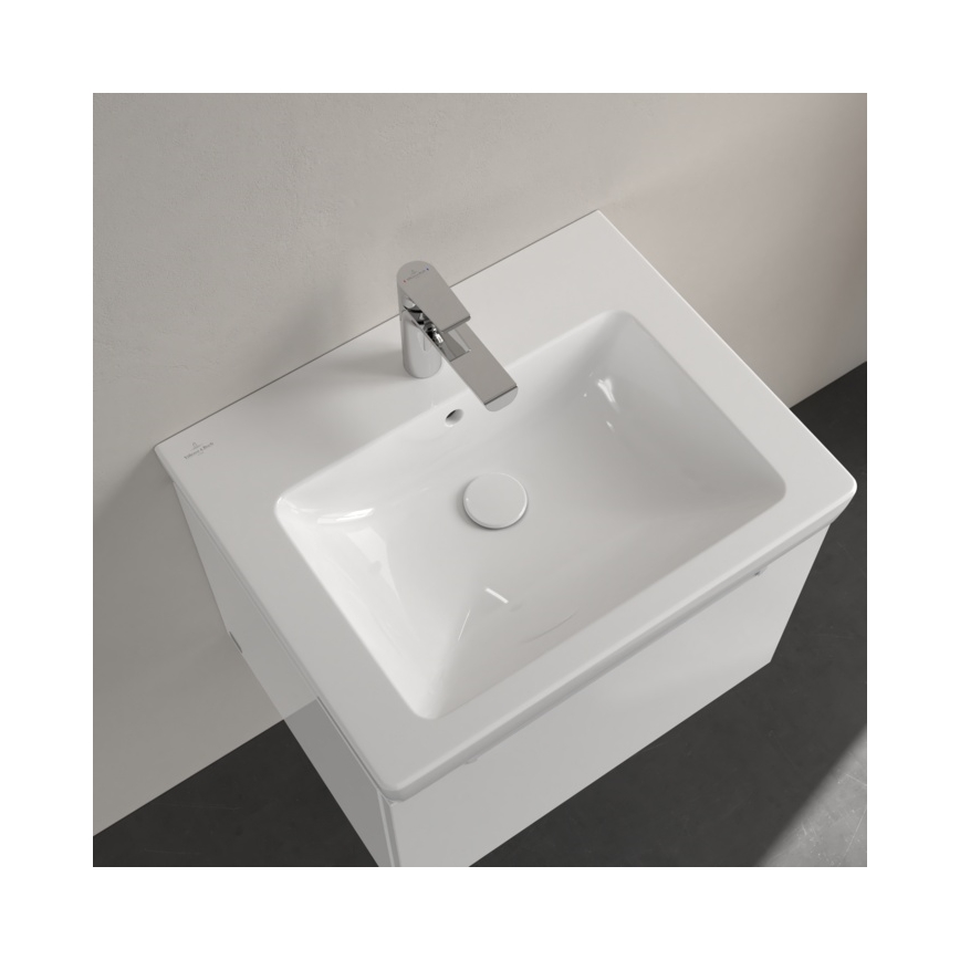 Villeroy & Boch 7113F001 - Seinään asennettava pesuallas SUBWAY 2.0 60x47 cm keramiikka/valkoinen