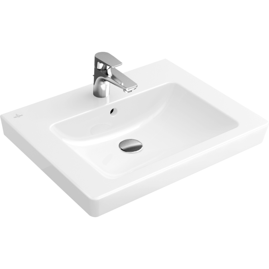 Villeroy & Boch 7113F001 - Seinään asennettava pesuallas SUBWAY 2.0 60x47 cm keramiikka/valkoinen