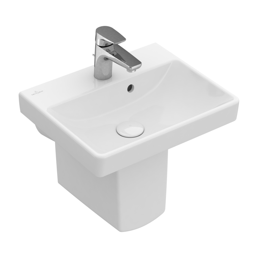 Villeroy & Boch 73584501 - Seinäasennettava pesuallas AVENTO 45x37 cm keramiikka/valkoinen