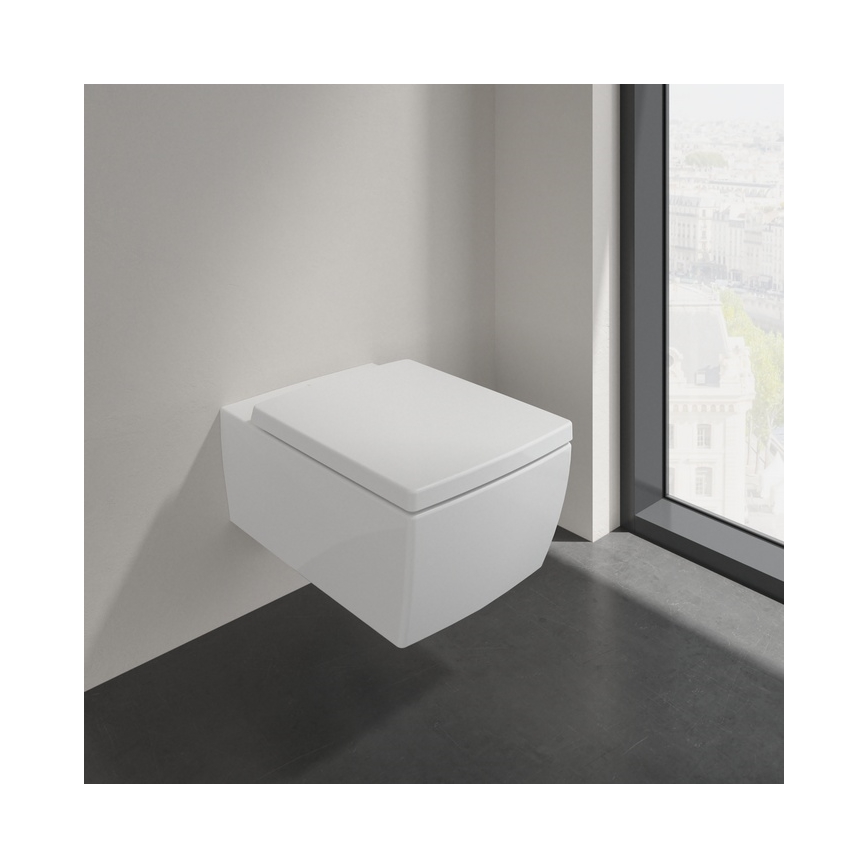 Villeroy & Boch 8M24S101 - SoftClose MEMENTO 2.0 WC-istuinkansi, valkoinen
