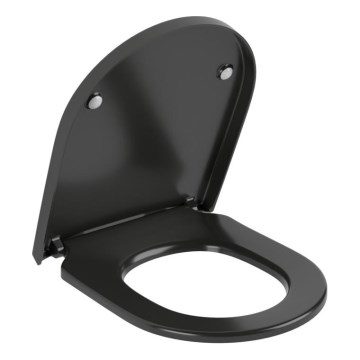 Villeroy & Boch 8M42S1R7 - WC-istuinkansi SoftClose SUBWAY musta