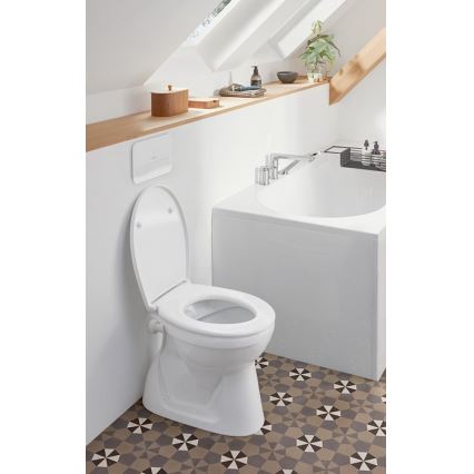 Villeroy & Boch 8M43S101 - SoftClose WC-istuinkansi O.NOVO, valkoinen