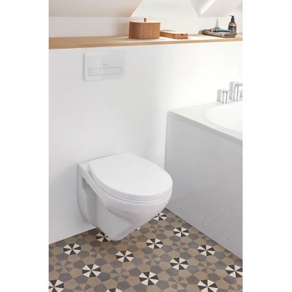 Villeroy & Boch 8M43S101 - SoftClose WC-istuinkansi O.NOVO, valkoinen